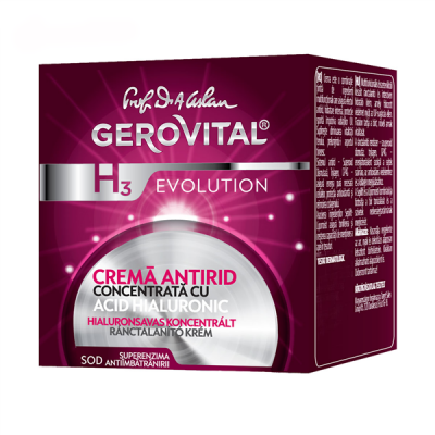 Anti-wrinkle cream concentrated with HYALURONIC ACID
